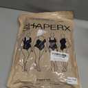 SHAPERX Women's Fajas Colombianas Tummy Control Shapewear Postpartum Full Body Shaper Butt Lifter Bodysuit (Large, Black)