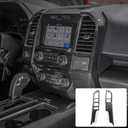 JeCar Interior Center Console DashTrim Accessories for Ford F150 Carbon Fiber Interior Trim 2015 2016 2017 2018 2019 2020