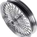 21 x 3.5 Inch Front Dual Disc Spoke Wheel for 2000-2007 Harley Touring