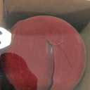 Halloscume 6 Pcs 4 Inch Flocked Velvet Christmas Tree Ball Ornament Glass Velvet Xmas Hanging Ornament Large Flocked Felt Decoration for Xmas Tree Wreath Home Garland Holiday Party Decor(Burgendy)