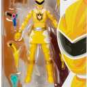 Power Rangers Lightning Collection Dino Thunder Yellow Ranger 6-Inch Premium Collectible Action Figure Toy with Accessories, Ages 4 and Up