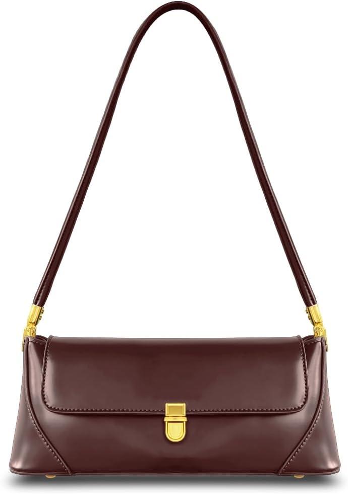 Vintage Shoulder Bag for Women, Women's Purses (1-2 Reddish Brown)