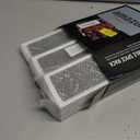 Oizeir 3Tier Expandable Plastic Spice Rack - Adjustable Length, Stability with Non-Skid Shelf, Three Tiers for Easy Visibility, Organizer for Kitchen Cabinet, Pantry or Countertop, White/Grey (1-Pack)