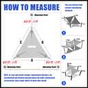 Royal Shade Beige 20' x 20' x 28.3' Right Triangle Sun Shade Sail RS-SLT, 95% UV Blockage, 200GSM Commercial Standard Heavy Duty, Water & Air Permeable Canopy Mesh for Patio (We Make Custom Sizes)