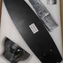 Crystal Ceiling Fan Fandelier with Lights-Ceiling Fans with Lights,50" Low Profile and Remote Control, Flush Mount, Reversible, Dimmable, Noiseless, Black Ceiling Fan for Bedroom