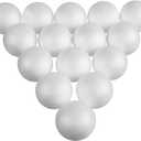CCINEE 15pcs 2.75Inch White Foam Balls, 7cm Foam Balls for DIY Crafts Projects Chritmas Ornaments 3Inch Crafts Ball for Easter Egg School Art Craft