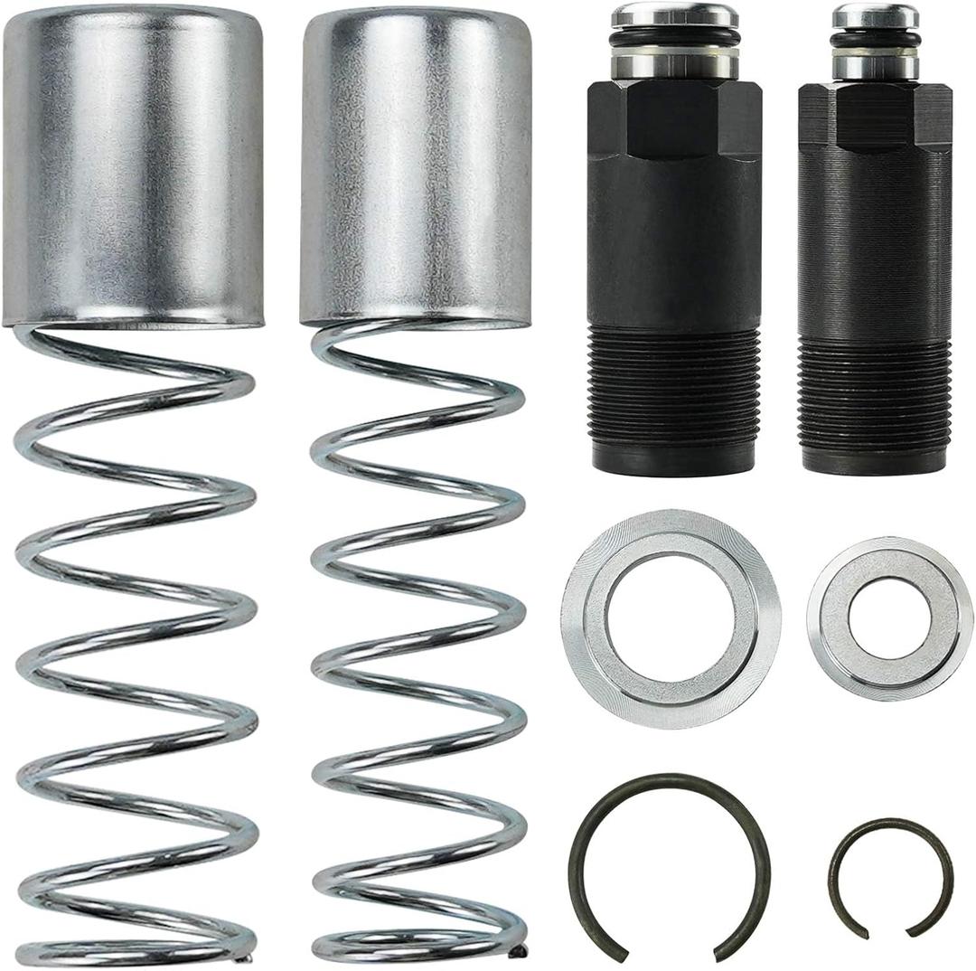 Floor Jack Replacement Parts Low Side Bigger & Smaller Horizontal Double Pump Piston Plunger Kit with Washers Retaining Ring for 3 Ton Hydraulic with Dual Pump Pitts-Burgh to-rin Bi-g Red Day-Tona