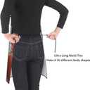 Perinsto Waterproof Apron with 2 Pockets Kitchen Chef Aprons Bibs for Cooking Baking (African Black Woman #02)