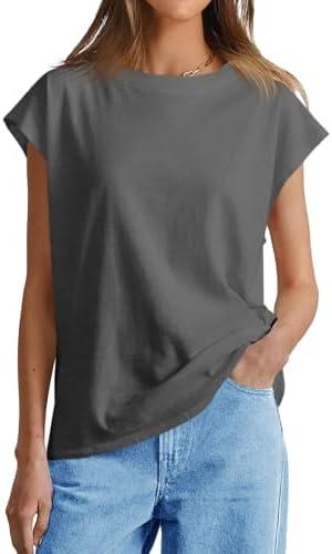 Cicy Bell Womens Summer Cap Sleeve Tank Tops Casual Crew Neck Tshirts Trendy Loose Fit Basic Tee Shirts XXL Cicy Bell Womens Summer Cap Sleeve Tank Tops Casual Crew Neck Tshirts Trendy Loose Fit Basic Tee Shirts XXL