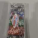 100 Piece Las Vegas Design Poker Chips in Clear Plastic Tray