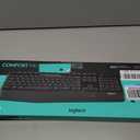 Logitech MK345 Full Size Wireless Keyboard and Mouse Combo - Black
