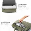 LUGGEX Laptop Bag 13-14 Inch, LTX02 360 Protective Laptop Sleeve with Shoulder Strap, Compatible with MacBook Air/Neo/Pro 13/14 Inch (LTX-Core, Green)