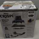 Ninja Crispi 4-in-1 Portable Glass Air Fryer Cooking System, 1500W, 4QT & 6-Cup TempWare Glass Containers with Storage Lids, Microwave, Freezer & Dishwasher Safe, Cyberspace Gray, FN101GY (Navy)