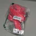 2 Pack Pink Braid Ponytail Extension with Elastic Tie Straight Sleek Wrap Around Braid Ponytail 26 Inch (Rose Red#)