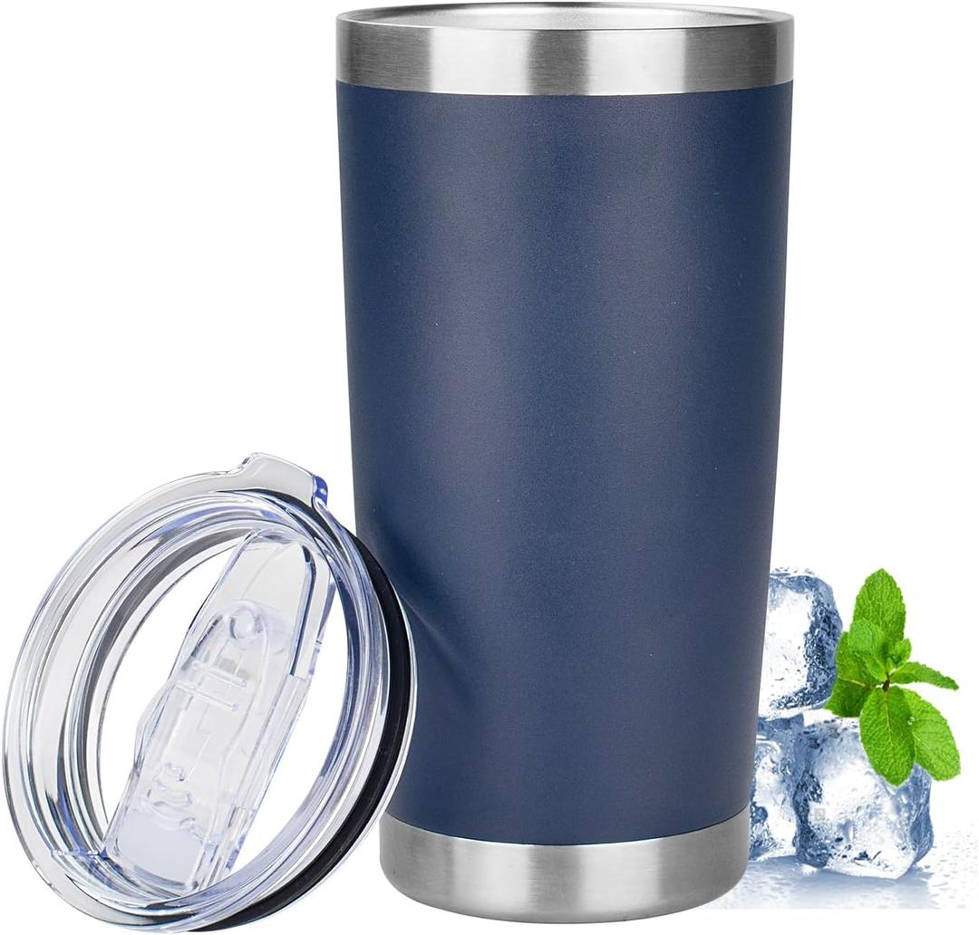 Fuelmate 25oz Tumbler Insulated Tumbler with Sliding Lid,(Navy Blue, 1pack