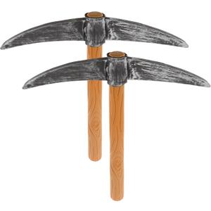 2 pcs Props Foam Cosplay Safe Shovel Prop Fake Shovel Tool Dwarf Gnome Cosplay Halloween Costume Accessories, 49.00x41.00x4.50CM Multi