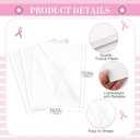 Abbylike 36 Pcs Breast Cancer Awareness Gift Bags with Handle 6 Styles Pink Ribbon Cancers Fighter Gifts Bags with Tissue Paper for Women Breast Cancer Awareness Party Supplies
