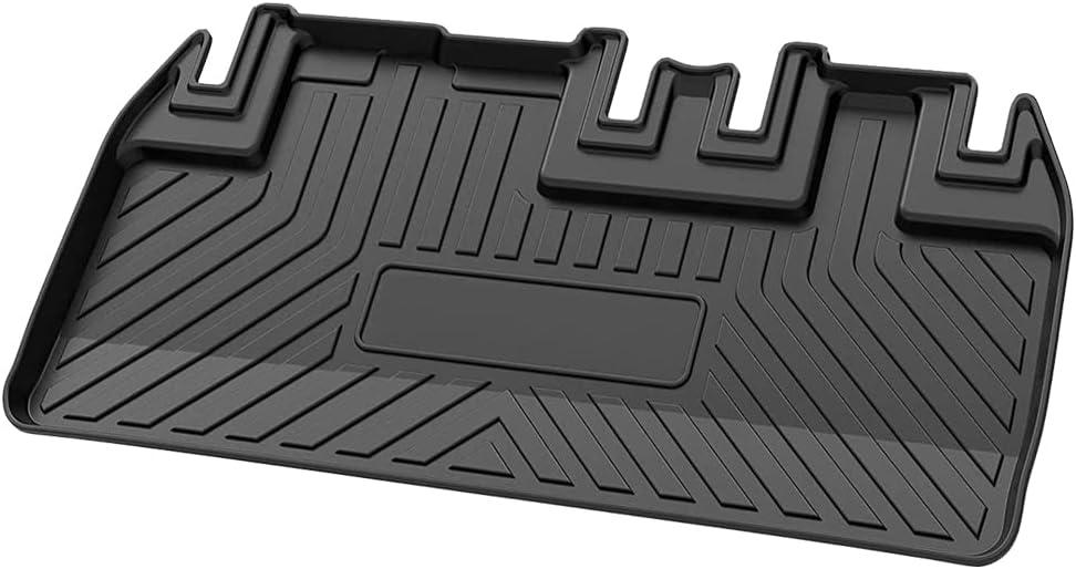 Sienna Cargo Mat - Compatible with 2011-2019 Toyota SiennaAll Weather Rear Cargo Liners Trunk Tray Floor mats3D Tech Waterproof Durable Odorless TPO Accessories(Without Power Folding 3rd Row Seats)
