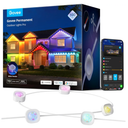 Govee Permanent Outdoor Lights Pro, 100ft with 60 RGBIC LED Lights for Daily and Accent Lighting, 75 Scene Modes for Outdoor Decor, IP67 Waterproof, Works with Alexa, Google Assistant, Matter, White