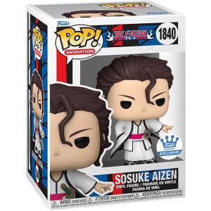 Funko Bleach Pop! Sosuke Aizen - Anime Figurine - White, Purple, Black