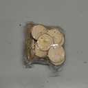 50pcs Wood Slices, BetterJonny 2-2.4 inch Undrilled Wooden Circles Predrilled with Hole Natural Wood Ornaments with 10 Meters Jute Rope for Arts DIY Craft