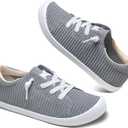AISFAES Mesh Slip On Shoes Women Comfort Knit Slip On Loafer Casual Fashion Sneaker Lightweight and Breathable Walking Flats