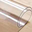 Clear Chair Mat for Hard Floors Office Chair Mat for Carpet Protector Floor Mat for Office Chair Floor Protector Mat Desk Chair Mat for Hardwood Floor 0.08" Thick (Size : 46")