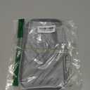 SUBEKYU Silicone Kitchen Soap Tray, Sink Tray for Kitchen Counter/Soap Bottles, Sponge Holder and Organizer with Drain Spout, Grey, [Size: 9.5 x 5 inch]