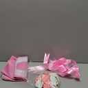 Grand Opening Ribbon Cutting Ceremony Kit Grand Opening Banner Decorations with 10'' Scissors 40 Pcs Balloons Satin Ribbon Bows and More Supplies for Business Events(Pink)