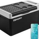 EUHOMY 12 Volt Refrigerator, 19QT(18L) Compressor Electric Cooler APP Control, Car Fridge -4~68, Portable Refrigerator 12/24V DC 100-240V AC, Portable Freezer for Camping, Travel, Boat