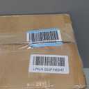 Creative Co-Op Rustic Resin Bird Table Lamp with Black Rectangle Shade, Gold Finish