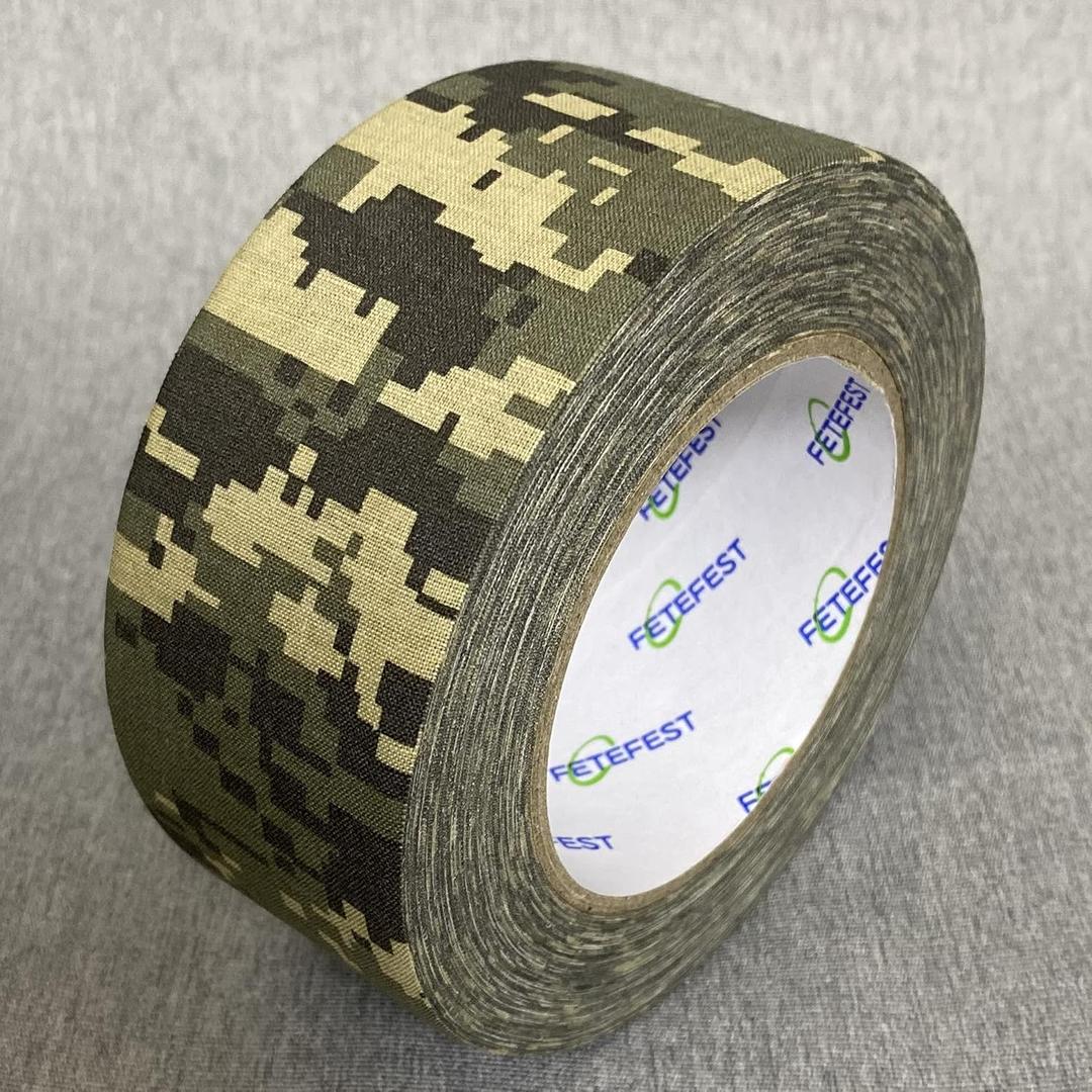 Camo Tape Camouflage Tape No Residue, Non-Reflective 2" by 30Yard with Various Camo Patents