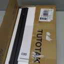 TUTOTAK End Table, Side Table, Tall Couch Table, Sofa Table, Living Room, Bed Room, Brown TB01BB083