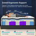 Upgraded Luxury 8 Inch Twin Size Hybrid Mattress in a Box, Medium Firm