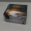 LED Reading Light for Bed Headboard  Dimmable Clip-On Book Light with Flexible Gooseneck, Adjustable Color Temperature (3000/4000/6000K), USB-Powered Desk Lamp for Dorms and Home (Black)