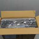 SNTD Dish Drying Rack - Extendable Dish Rack, Large Sink Drying Dish Drainer for Kitchen Counter, Stainless Steel Dish Strainer with Utensil Holder (Grey), 12.2"D x 16.5"W x 6.7"H