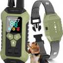 Dog Shock Collar with Remote Control, 4000FT Dog Training Collar with Beep(1-9) & Vibration(1-9) & Safe Static(1-99), IPX7 Waterproof & Rechargeable Shock Collar for Dogs All Breeds 10-120lbs