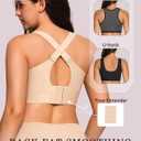 OEAK Womens Wireless Jelly Bra Plus Size Supportive Seamless Bras Full Coverage Push Up Comfortable No Underwire Tshirt Bras Nude 3XL