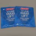 Stylia MaxiLift V-Line Lifting Collagen Face Mask - Double Chin Strap - Jawline Shaper - Neck Firming and Tightening Mask with Hyaluronic Acid & Aloe Vera - Chin Strap for Sleeping (5PC) (5 Count (Pack of 1))