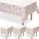 Oudain 6 Pcs Western Rodeo Bachelorette Tablecloths, Western Themed Birthday Table Cover Party Decorations Cowgirl Cowboy Party Supplies 54 x 108 Inch for Table Decor