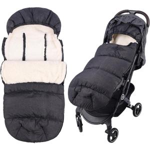 Waterproof &Thicken Universal Stroller Cover Winter,Stroller Footmuff Bunting Bag for Warm Strollers Muff,Stroller Accessories for Baby Sleeping Bag Winter Stroller Blanket (Dark Grey)
