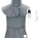 Heating Pad for Neck Shoulders Back Pain Relief, Birthday Christmas Gifts for Women Men Mom Dad Elderly, 24"x37" Electric Large Heat Pad with 6 Heat Settings 4 Timers, ETL Certified (Grey)