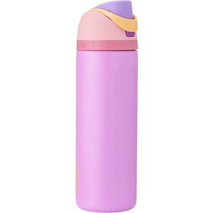 Owala Disney Princess FreeSip Insulated Stainless Steel Water Bottle with Straw for Sports and Travel, BPA-Free Sports Water Bottle, 24 oz, Rapunzel