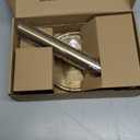 Ivilon Countertop Paper Towel Stand - Steady and Easy Tear - Fits All Paper Towel Rolls - Warm Gold
