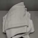 NICETOWN 100% Blackout Window Curtain Panels, Cold and Full Light Blocking Drapes with Black Liner for Nursery, 84 Inches Drop Thermal Insulated Draperies (Pure White, 2 Pieces, 52 inches Wide)