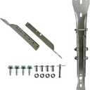 Garage Door Opener Adjustable Reinforcement Bracket, Replacement Parts & Hardware, Repair, Restore, Easy Installation Kit, Fits 18-24 Panels, Heavy Duty No Bending