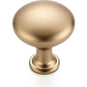 Ravinte 20 Pack 1 Inch Diameter Champagne Bronze Mini Round Solid Kitchen Cabinet Knobs Drawer Pulls for Dresser Closet Door Knobs Drawer Cabinets
