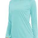 Cavva Women's Workout Long Sleeve Shirts Athletic Tops | Lightweight, Breathable, Quick Dry, Moisture-wicking, Sun Protectioin, UPF 50+, Rash Guard, Stretchy, for Running, Gym, Yoga