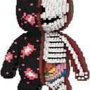 DAHONPA Animal Graffiti Skeleton Bear Micro Building Blocks Set7220PCS, Gift for Adults and Kids