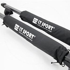 22" Universal Cargo Carrier Cross Bar Pad Rail Roof Rack Round Soft Cushion Wrap for Vehicle Rooftop Kayak Surfboard Canoe Luggage Holder